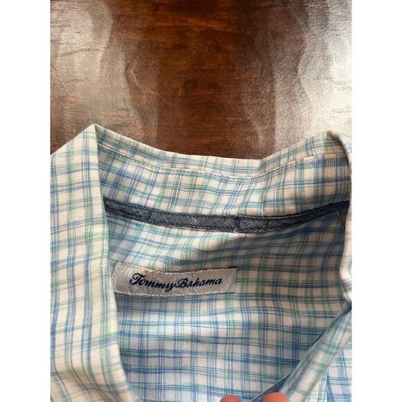 Tommy Bahama Mens Button Down Short Sleeve Linen Blend Shirt Size XL - Picture 2 of 6